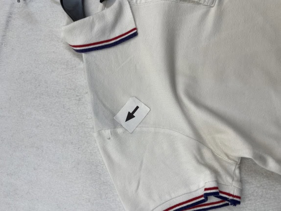 FRED PERRY POLO SHIRT RETRO CREAM UOMO PRE OWNED S