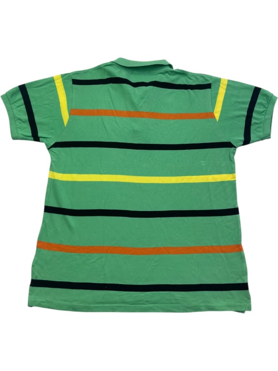FRED PERRY POLO SHIRT RETRO VERDE UOMO PRE OWNED M