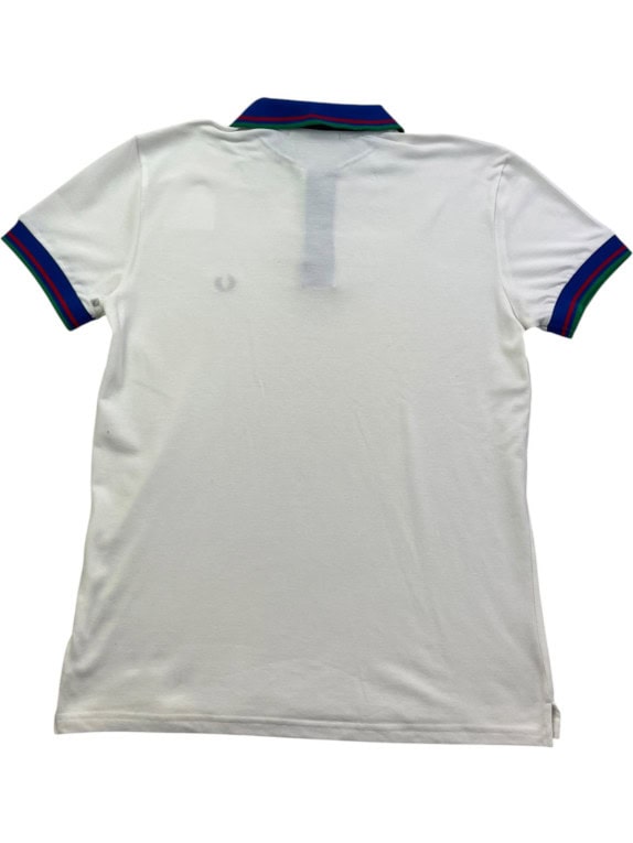 FRED PERRY POLO SHIRT RETRO WHITE ΑΝΤΡΙΚΟ PRE OWNED M