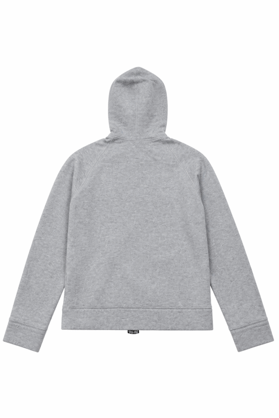 FRED PERRY ZIP HOODIE MINIMAL GREY MEN PRE OWNED S
