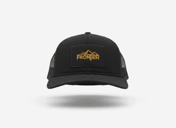 FRONTIER TRUCKER CAP BLACK UNISEX PRE OWNED