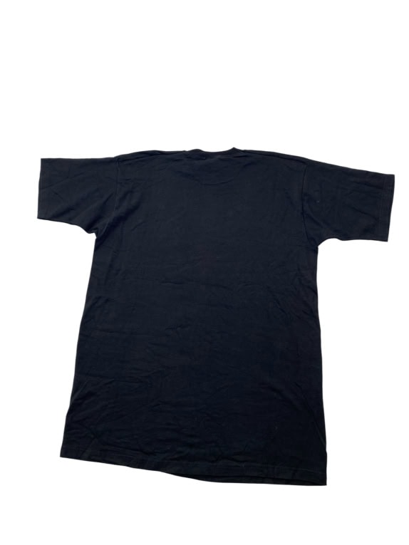 Fruit of the Loom T-shirt grafica in cotone pesante nero unisex XL