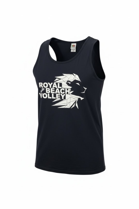 Fruit of the Loom Tank Top Αμάνικο Graphic Print Μαύρο Ανδρικό M