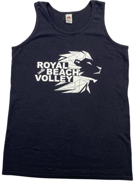 Fruit of the Loom Tank Top Αμάνικο Graphic Print Μαύρο Ανδρικό M
