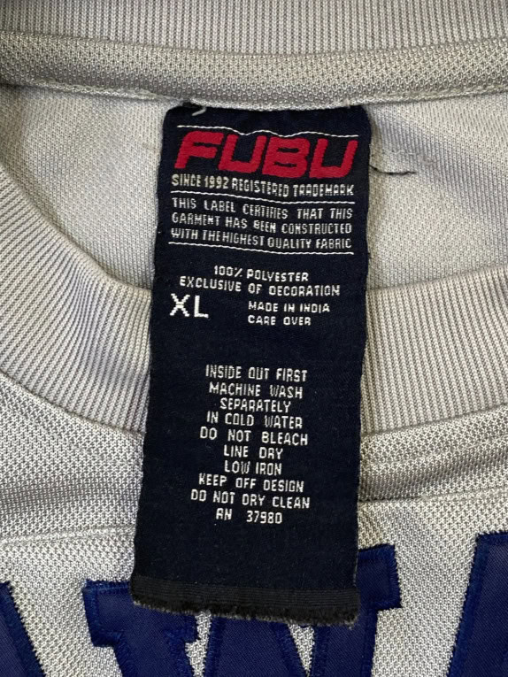 FUBU GRAFFIC TEE RACING ΓΚΡΙ ΑΝΤΡΙΚΟ PRE OWNED XL