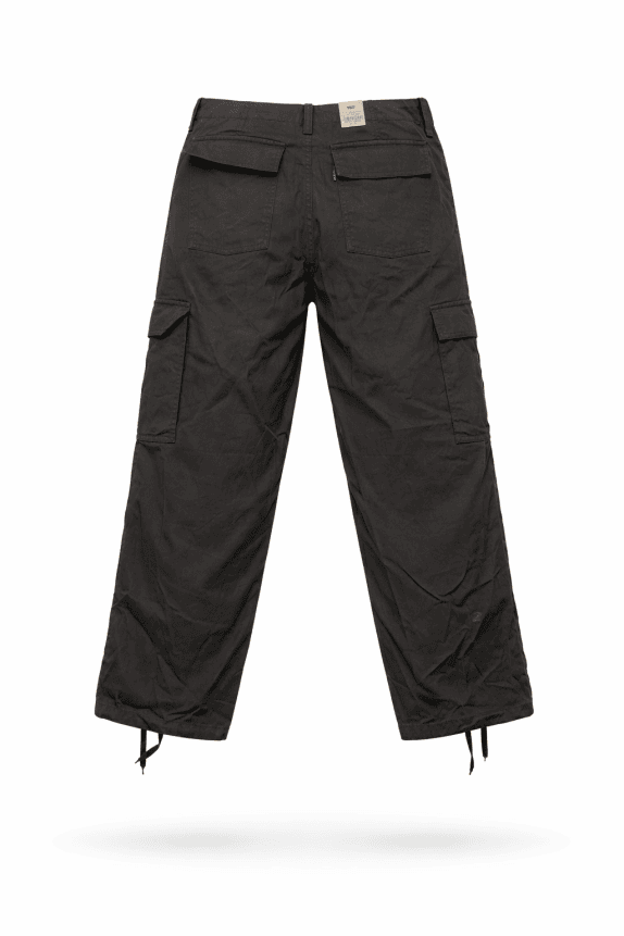 LEVIS CARGO PANTS UTILITY ΜΑΥΡΟ ΑΝΤΡΙΚΟ PRE OWNED L