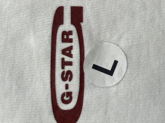 G STAR GRAPHIC TEE STREETWEAR ΛΕΥΚΟ ΑΝΤΡΙΚΟ PRE OWNED L