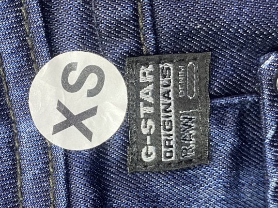 G STAR JEANS FLARE LEG BLUE WOMEN PRE OWNED XS