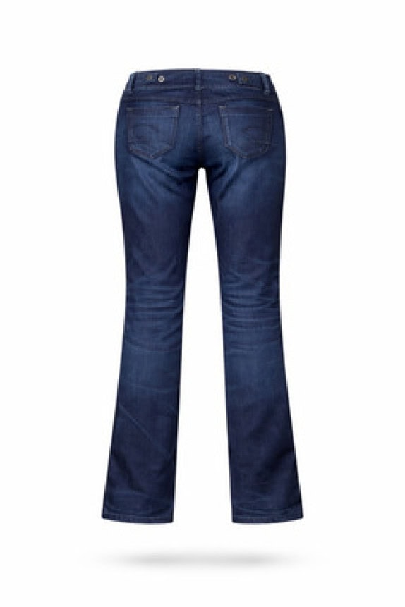 G STAR JEANS FLARE LEG BLUE WOMEN PRE OWNED XS