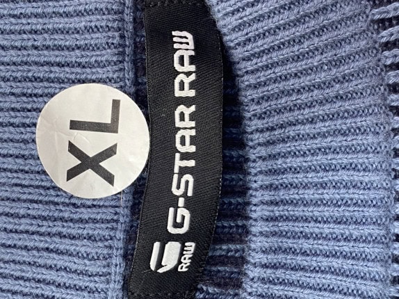 G STAR RAW CREWNECK MINIMAL ΜΠΛΕ ΑΝΤΡΙΚΟ PRE OWNED XL