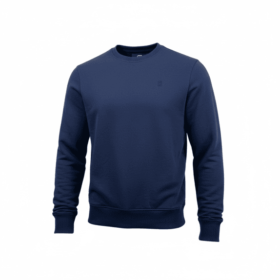 G-Star RAW Felpa Casual Tinta Unita Blu da Uomo L