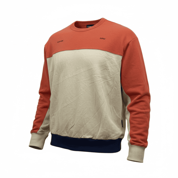 G-Star RAW Φούτερ Crewneck Casual Λογότυπο Πολύχρωμο Ανδρικό XXL
