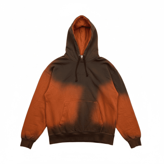 G-STAR RAW Φούτερ Hoodie Tie-Dye Logo Πορτοκαλί Ανδρικό XL