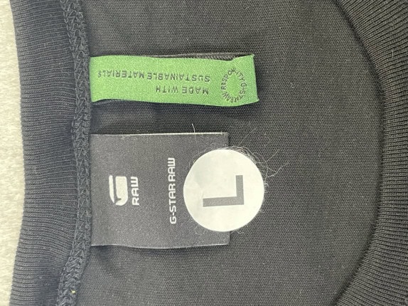 G STAR RAW G GRAPHIC TEE ΜΑΥΡΟ ΑΝΤΡΙΚΟ PRE OWNED L