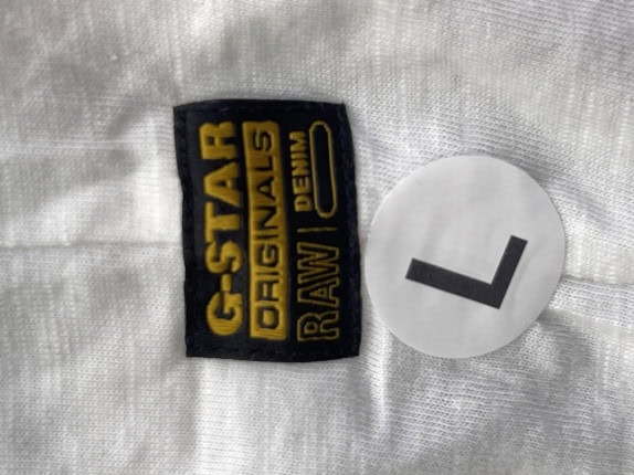 G STAR RAW GRAPHIC TEE ΛΕΥΚΟ ΑΝΤΡΙΚΟ PRE OWNED L