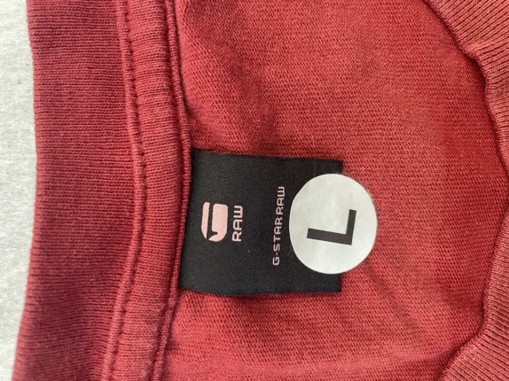 G STAR RAW GRAPHIC TEE RED ΑΝΤΡΙΚΟ PRE OWNED L