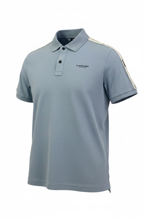 G STAR RAW ΜΠΛΟΥΖΑ POLO MINIMAL ΓΑΛΑΖΙΟ ΑΝΤΡΙΚΟ PRE OWNED M