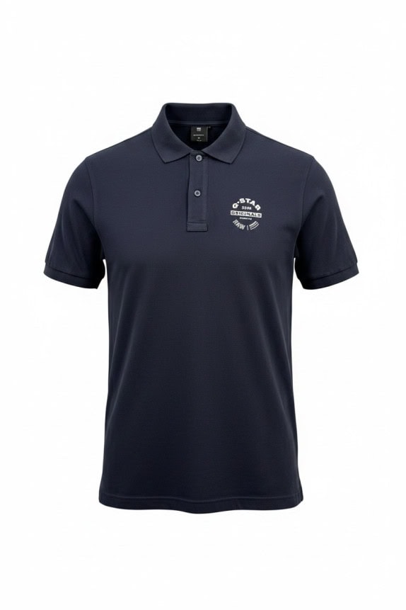 G STAR RAW ΜΠΛΟΥΖΑ POLO MINIMAL NAVY ΑΝΤΡΙΚΟ PRE OWNED M