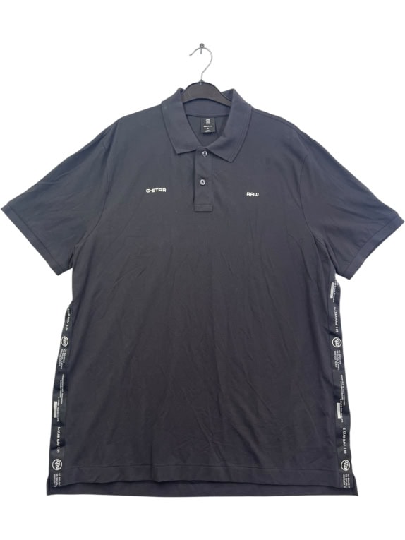 G STAR RAW ΜΠΛΟΥΖΑ POLO MODERN ΜΑΥΡΟ ΑΝΤΡΙΚΟ L pre-owned