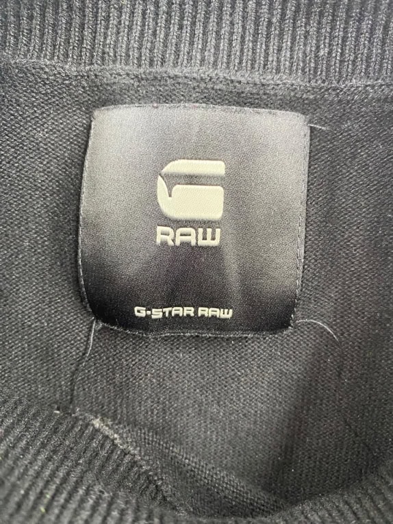 G-STAR RAW ΠΛΕΚΤΗ ΜΠΛΟΥΖΑ MOCK NECK ΜΑΥΡΗ ΑΝΔΡΙΚΗ XL