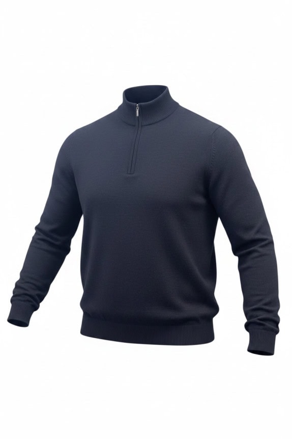 G STAR RAW ΠΛΕΚΤΟ HALF ZIP MINIMAL NAVY ΑΝΤΡΙΚΟ PRE OWNED XXL