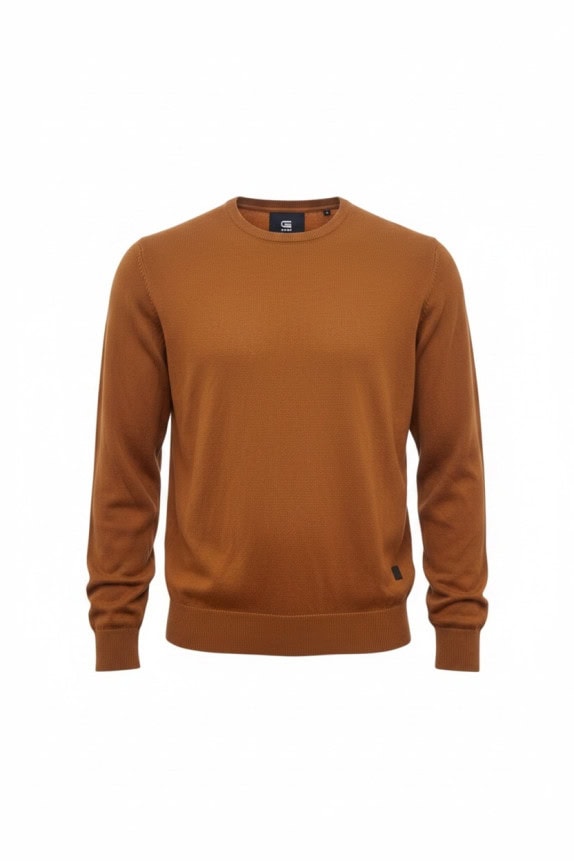 G STAR RAW KNIT SWEATER MINIMAL CAMEL MENS PRE OWNED L