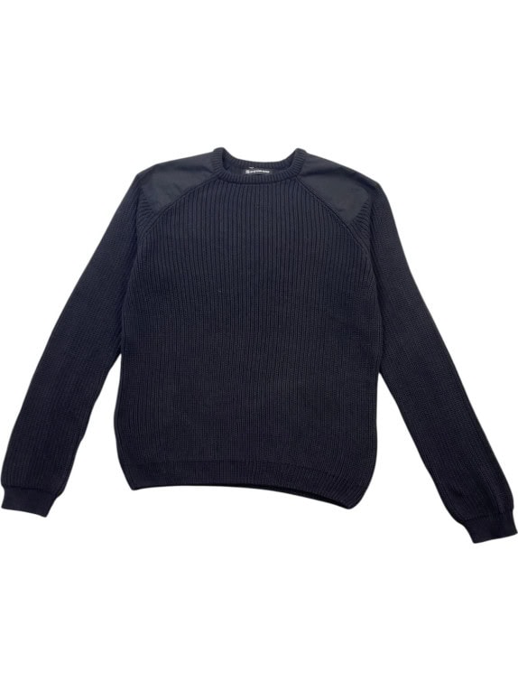 G STAR RAW KNIT SWEATER MINIMAL BLACK MENS PRE OWNED L