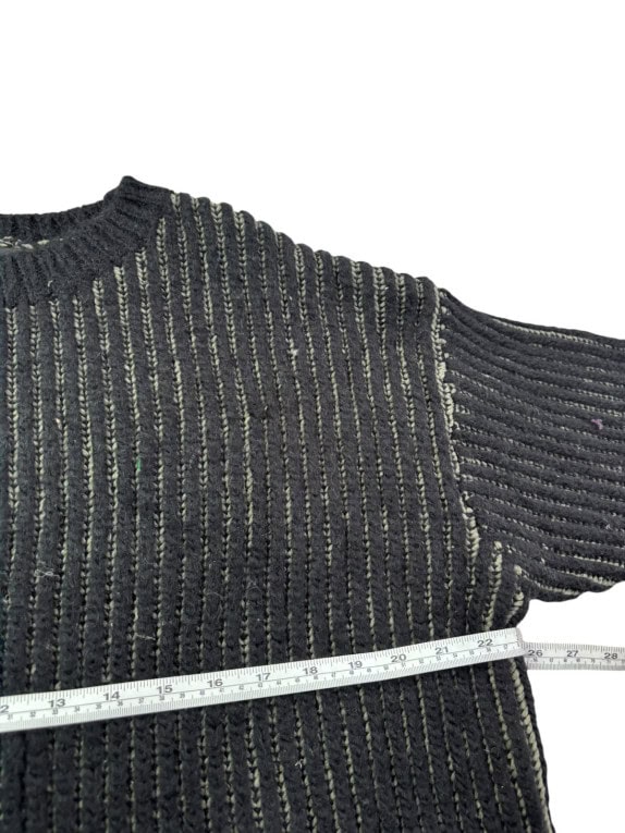 G STAR RAW KNIT SWEATER MINIMAL BLACK UNISEX PRE OWNED XL