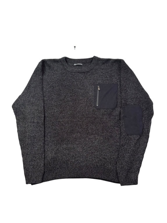 G STAR RAW MAGLIONE IN MAGLIA UTILITY CHARCOAL UOMO PRE OWNED XXL