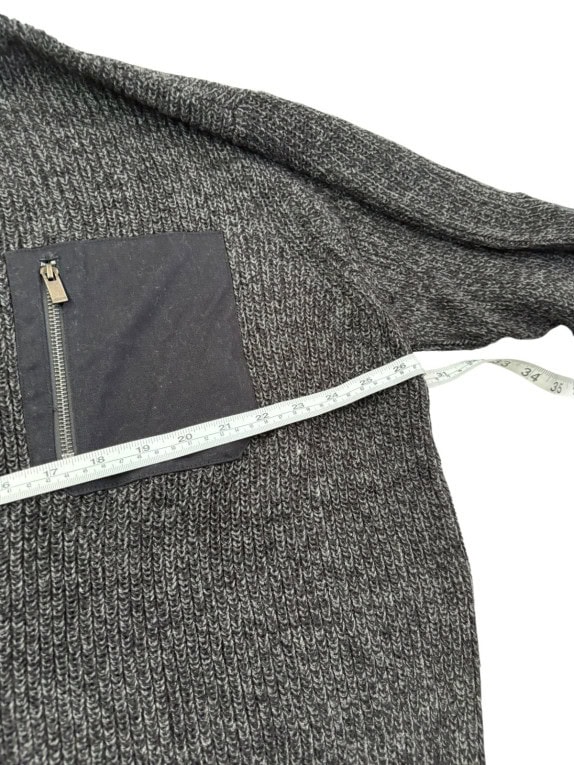 G STAR RAW MAGLIONE IN MAGLIA UTILITY CHARCOAL UOMO PRE OWNED XXL