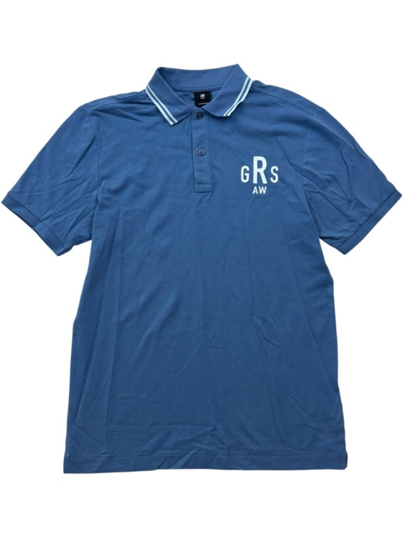 G STAR RAW POLO MINIMAL BLUE ΑΝΤΡΙΚΟ PRE OWNED M