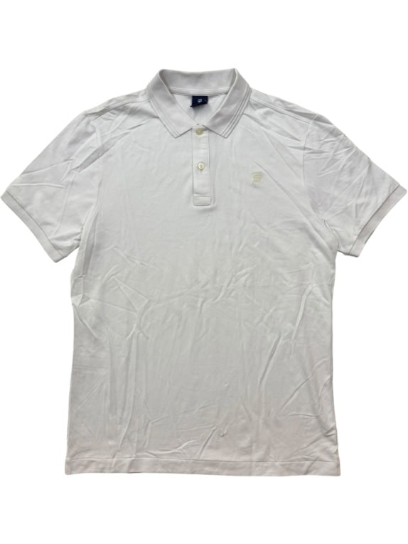 G STAR RAW POLO MINIMAL BIANCO UOMO PRE OWNED L