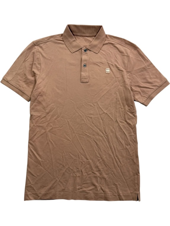 G-STAR RAW Polo Casual con Logo Marrone da Uomo L