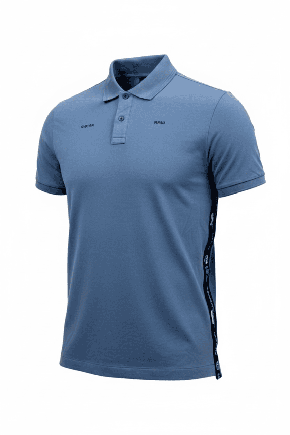 G-Star Raw Polo Μπλούζα Γαλάζια Ανδρική L