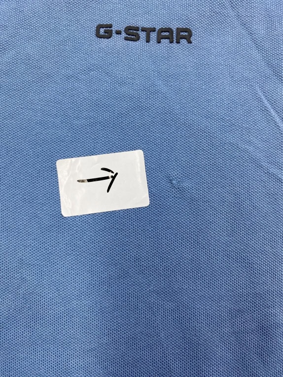G-Star Raw Polo Μπλούζα Γαλάζια Ανδρική L