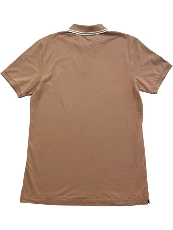 G STAR RAW POLO SHIRT MINIMAL BEIGE MENS PRE OWNED L