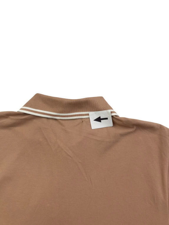 G STAR RAW POLO SHIRT MINIMAL BEIGE MENS PRE OWNED L