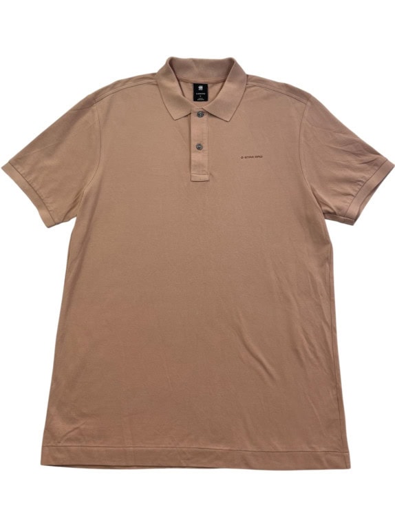 G STAR RAW POLO MINIMAL BEIGE UOMO PRE OWNED L