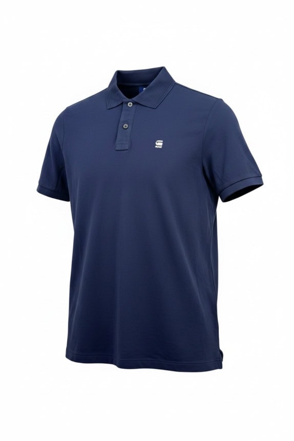 G STAR RAW POLO ΜΠΛΟΥΖΑ MINIMAL NAVY ΑΝΤΡΙΚΟ PRE OWNED S
