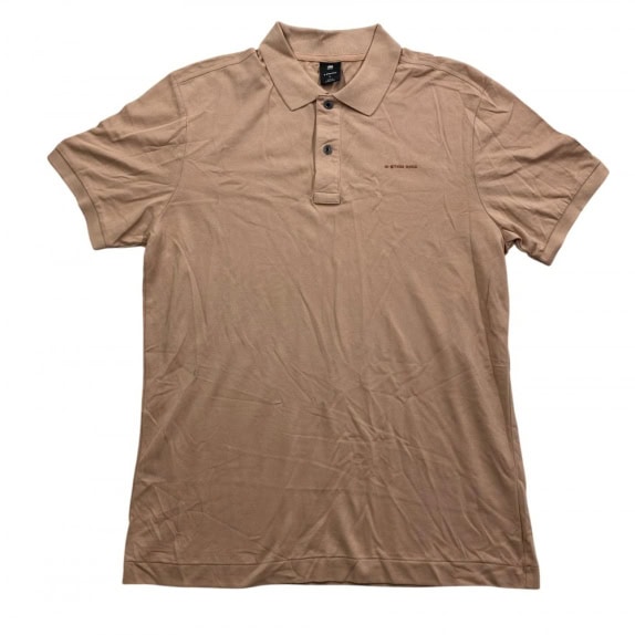 G-Star Raw Polo Μπλούζα Μπεζ Ανδρική L