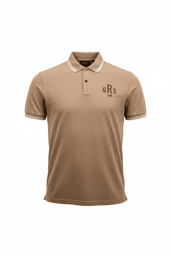 G-Star Raw Polo Μπλούζα Μπεζ Με Λογότυπο Ανδρική XL