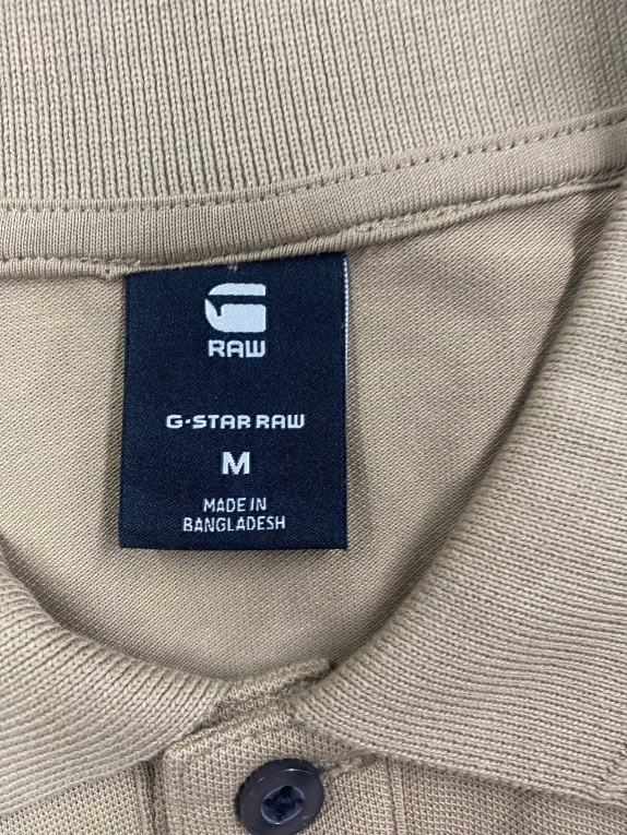 G-STAR RAW POLO T-SHIRT CASUAL LOGO ΧΑΚΙ ΑΝΔΡΙΚΟ M