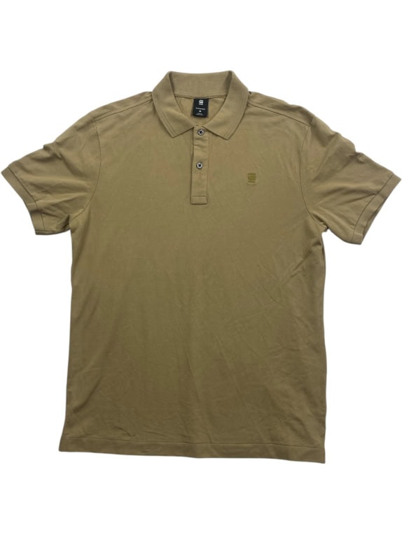 G-STAR RAW POLO T-SHIRT CASUAL LOGO ΧΑΚΙ ΑΝΔΡΙΚΟ M