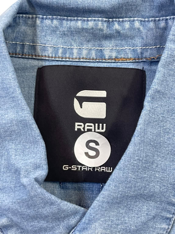 G STAR RAW ΠΟΥΚΑΜΙΣΟ WASHED BLUE ΑΝΤΡΙΚΟ PRE OWNED S