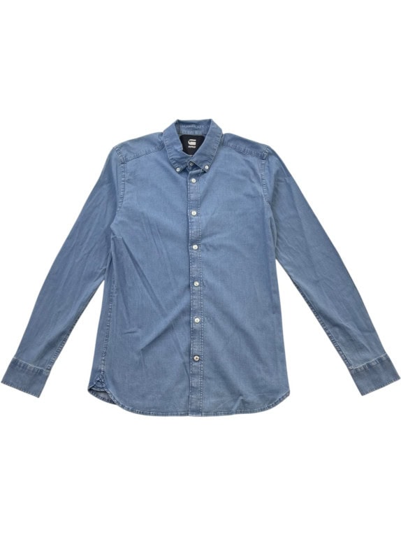 G STAR RAW ΠΟΥΚΑΜΙΣΟ WASHED BLUE ΑΝΤΡΙΚΟ PRE OWNED S