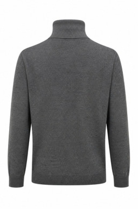 G STAR RAW HIGH NECK SWEATER MELANGE GREY MEN PRE OWNED XL