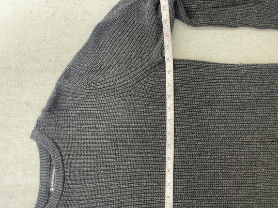 G STAR RAW ΠΟΥΛΟΒΕΡ MINIMAL ΓΚΡΙ ΑΝΤΡΙΚΟ PRE OWNED L
