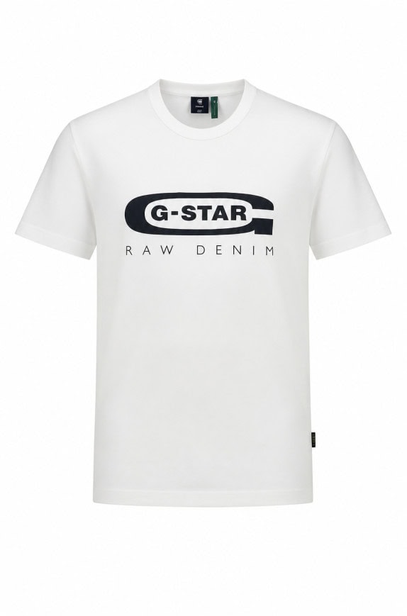 G STAR RAW T SHIRT GRAPHIC ΛΕΥΚΟ ΑΝΤΡΙΚΟ PRE OWNED L