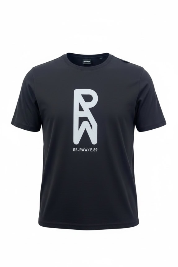 G STAR RAW T SHIRT ΜΑΥΡΟ ΑΝΤΡΙΚΟ L pre-owned
