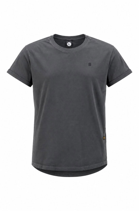 G STAR RAW T SHIRT MINIMAL GRIGIO ANTRACITE UOMO PRE OWNED L